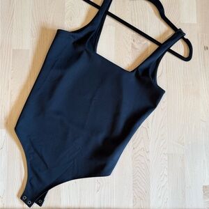Good American Black Bodysuit One Piece